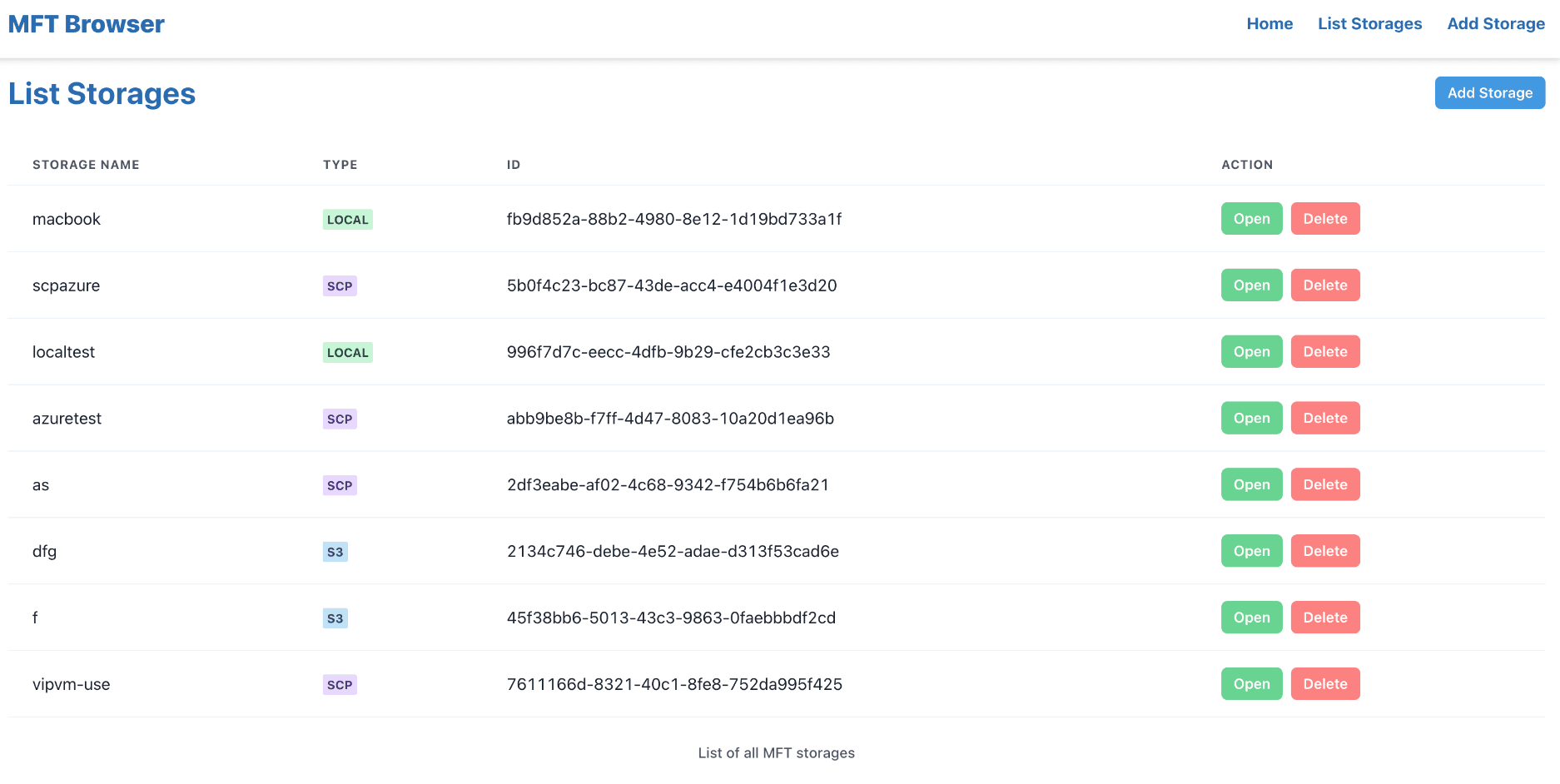 Apache Airvata MFT UI