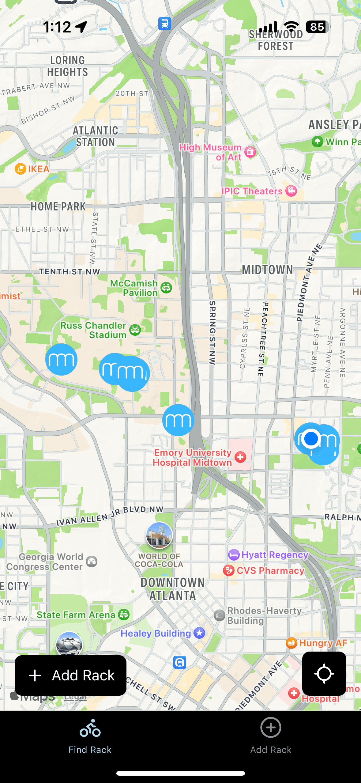 Bike Rack Finder