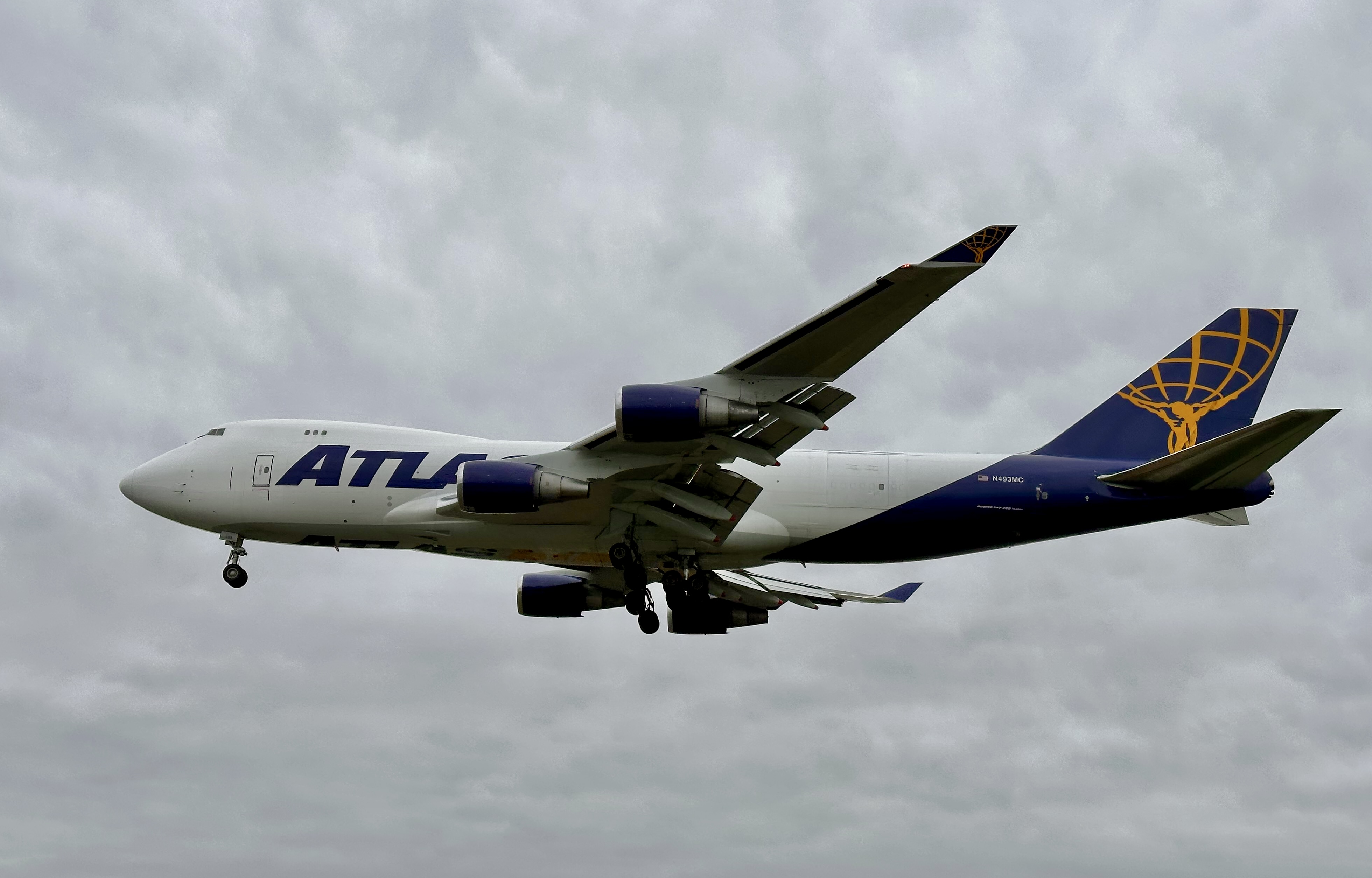 Atlas Air 747 at ATL International Airport